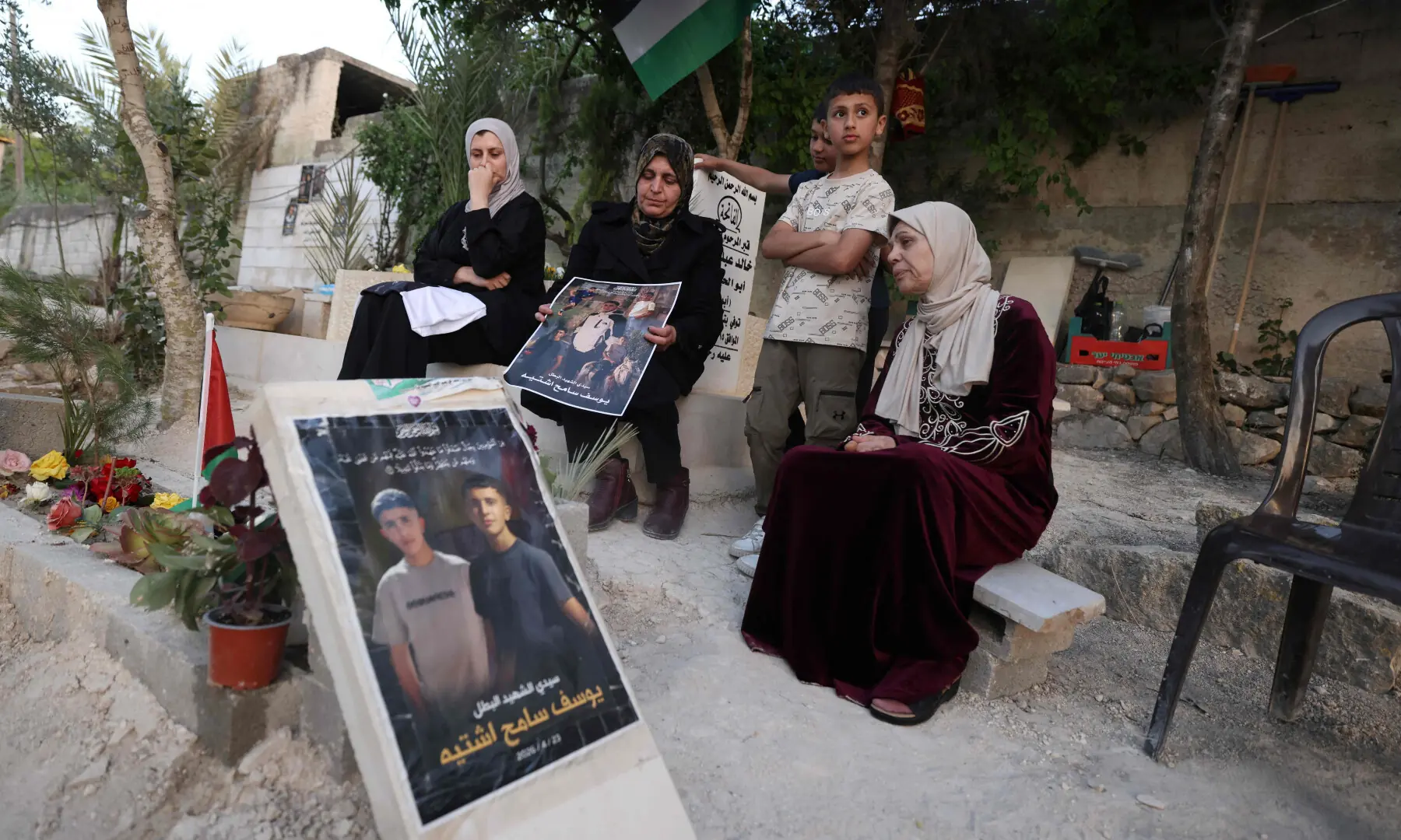 Palestinian relatives visit the grave of 15-year-old Youssef Sameh Shtayyeh who was killed on April 23, by Israeli soldiers in the city of Nablus, at the cemetery in the village of Till, west of Nablus, in the Israeli-occupied Palestinian West Bank on May 12, 2026. — AFP Palestinian relatives visit the grave of 15-year-old Youssef Sameh Shtayyeh who was killed on April 23, by Israeli soldiers in the city of Nablus, at the cemetery in the village of Till, west of Nablus, in the Israeli-occupied Palestinian West Bank on May 12, 2026. — AFP
