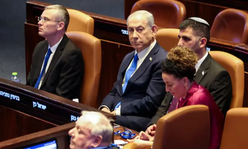 Israeli Prime Minister Benjamin Netanyahu attends a session of the Knesset, Israel’s parliament, in Jerusalem, January 26, 2026. — Reuters/File