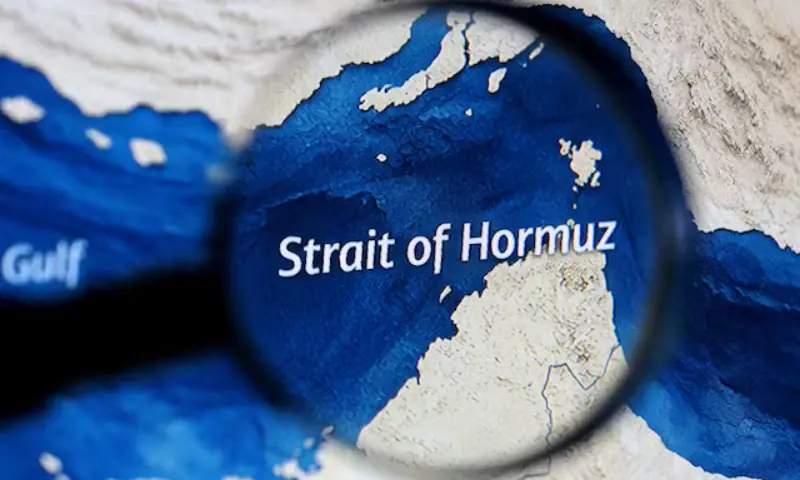 A map showing the Strait of Hormuz is seen in this illustration taken March 23, 2026. — Reuters A map showing the Strait of Hormuz is seen in this illustration taken March 23, 2026. — Reuters
