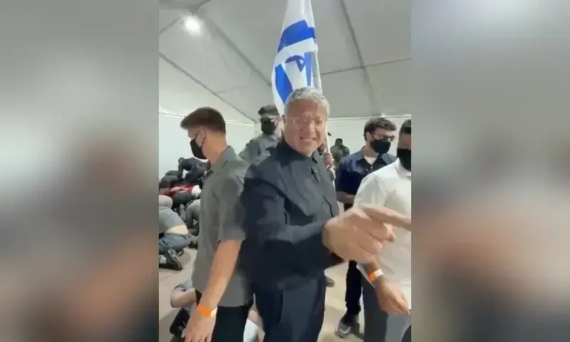 Israeli National Security Minister Itamar Ben Gvir reacts as flotilla activists are detained by Israeli forces, in Ashdod Port, Israel, in this screen grab taken from a video released on May 20, 2026. — AFP Israeli National Security Minister Itamar Ben Gvir reacts as flotilla activists are detained by Israeli forces, in Ashdod Port, Israel, in this screen grab taken from a video released on May 20, 2026. — AFP