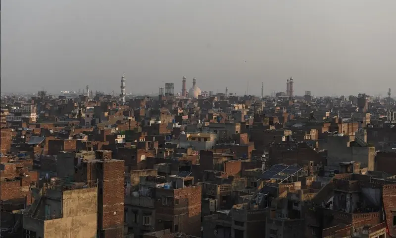 Residential houses in Lohari Gate area, in the Walled City of Lahore on May 7, 2026. &mdash; Reuters/File