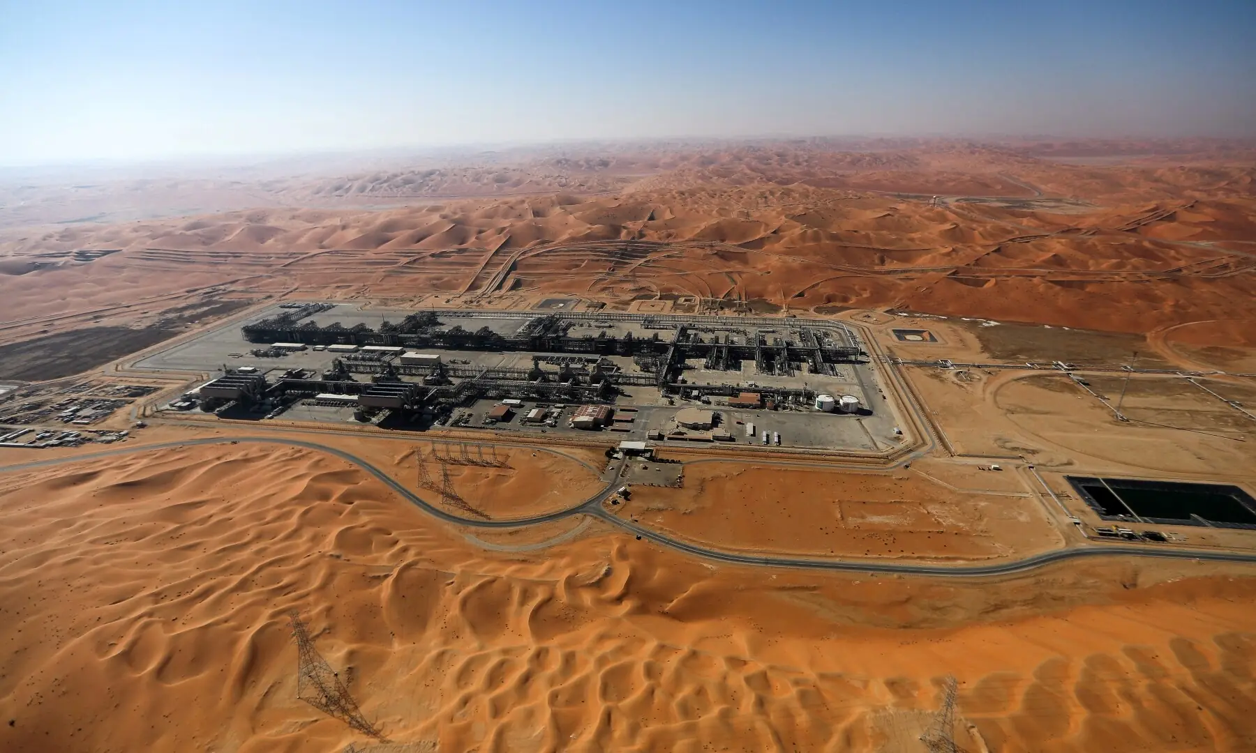 A general view of Aramco&rsquo;s oil field in the Empty Quarter, Shaybah, Saudi Arabia, on January 12, 2024. &mdash;Reuters/File