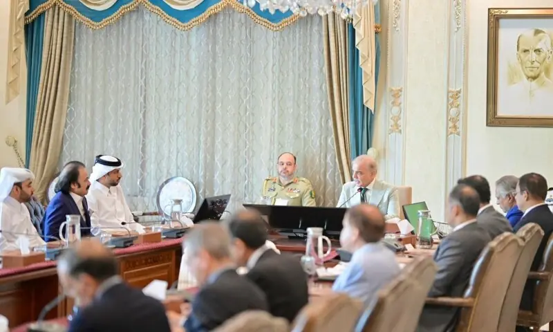 Prime Minister Shehbaz Sharif holds a meeting with a delegation of Tameer Group Qatar, led by its founder Mohammad Al Ali in Islamabad on May 22, 2026. — Photo courtesy PM Office/X Prime Minister Shehbaz Sharif holds a meeting with a delegation of Tameer Group Qatar, led by its founder Mohammad Al Ali in Islamabad on May 22, 2026. — Photo courtesy PM Office/X