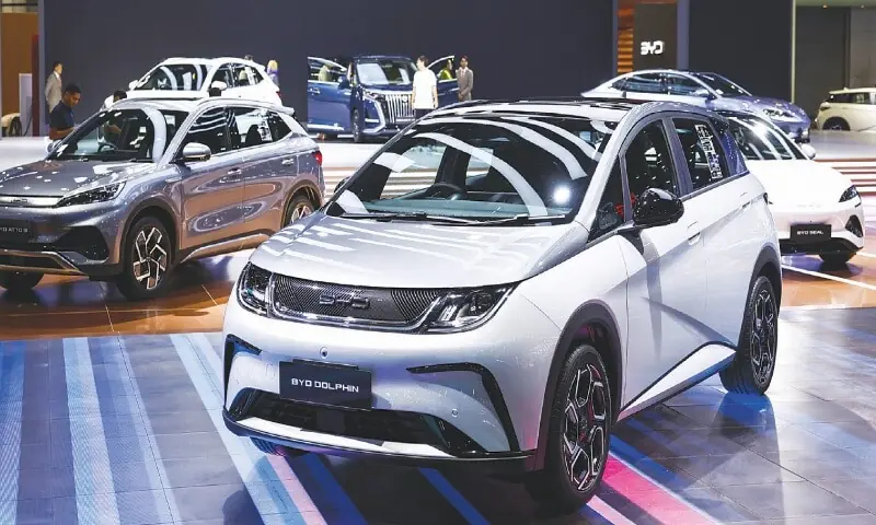 In this file photo, the BYD EV cars are displayed at the 45th Bangkok International Motor Show in Bangkok, Thailand.—Reuters/file In this file photo, the BYD EV cars are displayed at the 45th Bangkok International Motor Show in Bangkok, Thailand.—Reuters/file