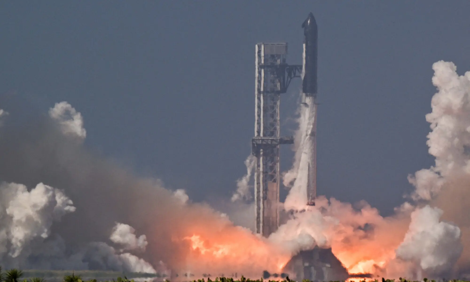 A SpaceX Super Heavy booster carrying the Starship spacecraft lifts off on its 12th test flight at Starbase, Texas on May 22, 2026. — Reuters A SpaceX Super Heavy booster carrying the Starship spacecraft lifts off on its 12th test flight at Starbase, Texas on May 22, 2026. — Reuters