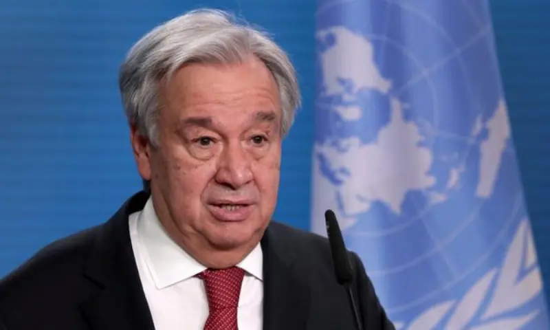 United Nations Secretary-General Antonio Guterres&rsquo;s second term begins on January 1, 2022. &mdash; Reuters/File
