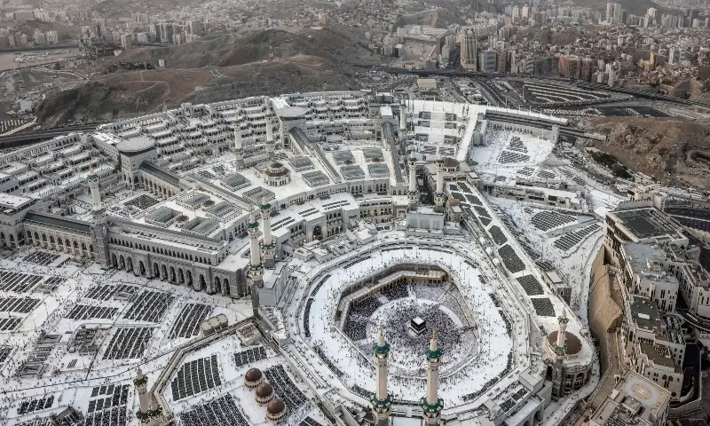 Muslims perform the evening prayer around Kaaba at Grand Mosque complex on May 24, 2026, ahead of the annual Haj pilgrimage. — AFP Muslims perform the evening prayer around Kaaba at Grand Mosque complex on May 24, 2026, ahead of the annual Haj pilgrimage. — AFP