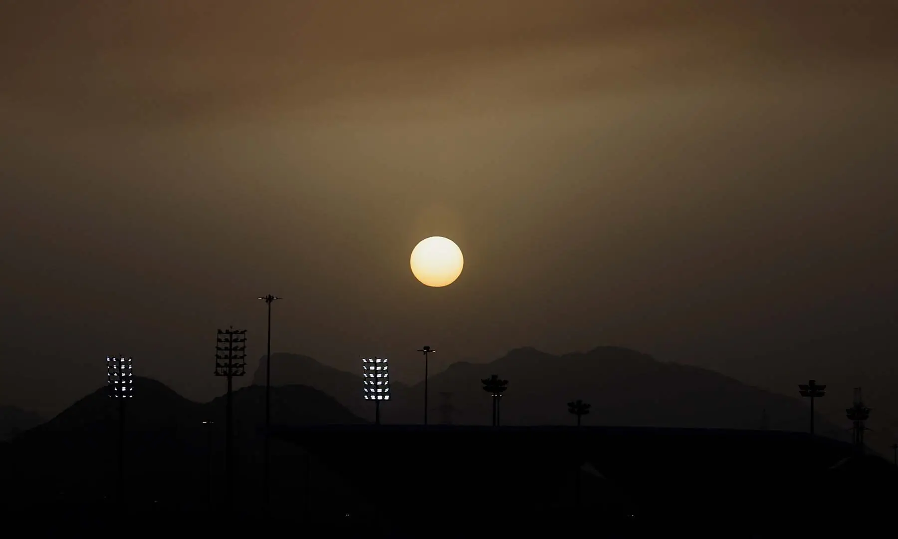 The sun sets over the plain of Arafat during the annual Haj pilgrimage, outside the holy city of Makkah, Saudi Arabia on May 25, 2026. &mdash; Reuters