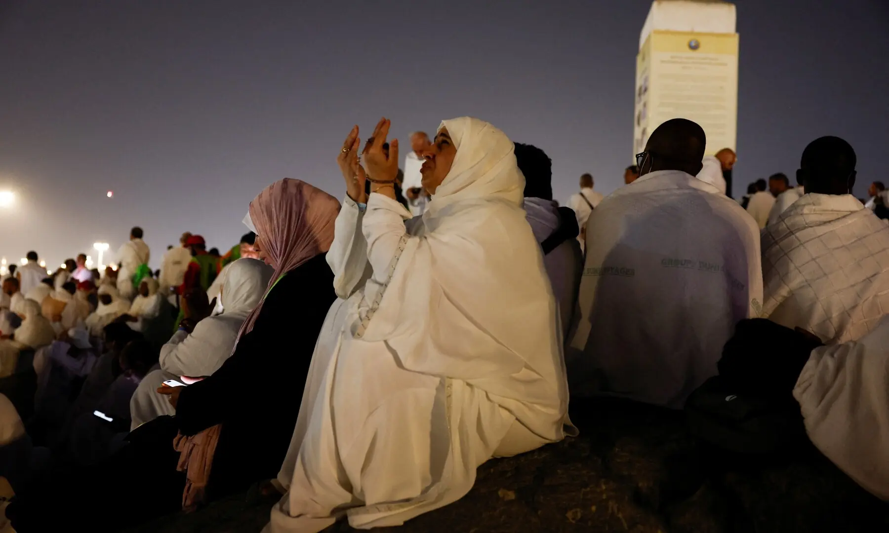 Muslim pilgrims gather at Mount of Mercy on the plain of Arafat during Haj, outside the holy city of Makkah, Saudi Arabia, May 26, 2026. —Reuters