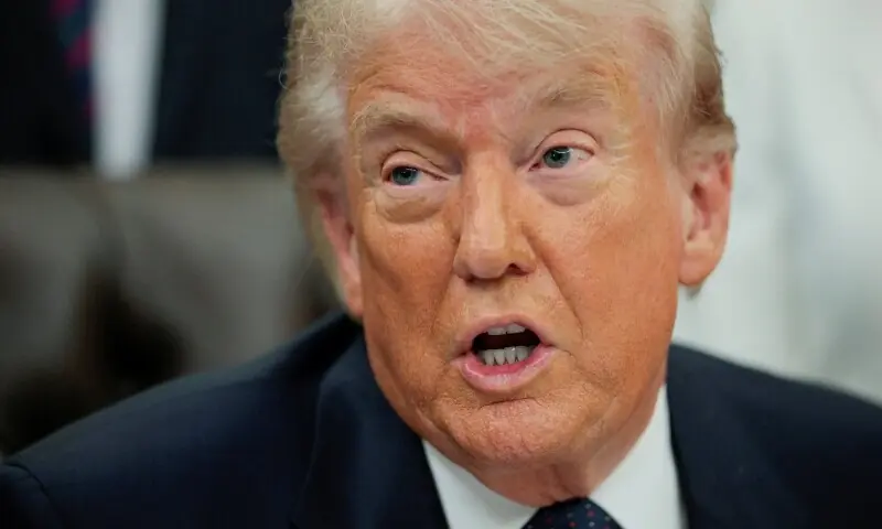 US President Donald Trump speaks during an event to sign a memorandum in the Oval Office at the White House in Washington, DC, US on May 5, 2026. —Reuters/File US President Donald Trump speaks during an event to sign a memorandum in the Oval Office at the White House in Washington, DC, US on May 5, 2026. —Reuters/File