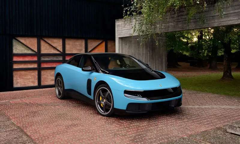 A FULLY electric car called Luce, Italian for “light”, unveiled by Ferrari.—AFP A FULLY electric car called Luce, Italian for “light”, unveiled by Ferrari.—AFP