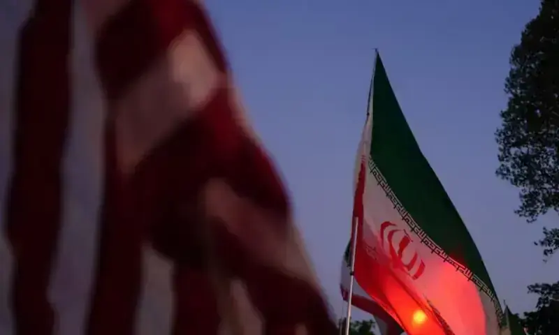 Demonstrators wave flags during a protest against military action in Iran after US President Donald Trump said that he had agreed to a two-week ceasefire with Iran. —Reuters/File Demonstrators wave flags during a protest against military action in Iran after US President Donald Trump said that he had agreed to a two-week ceasefire with Iran. —Reuters/File