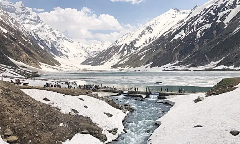 An eye-catching view of Saiful Muluk Lake, Naran. — Dawn/File An eye-catching view of Saiful Muluk Lake, Naran. — Dawn/File