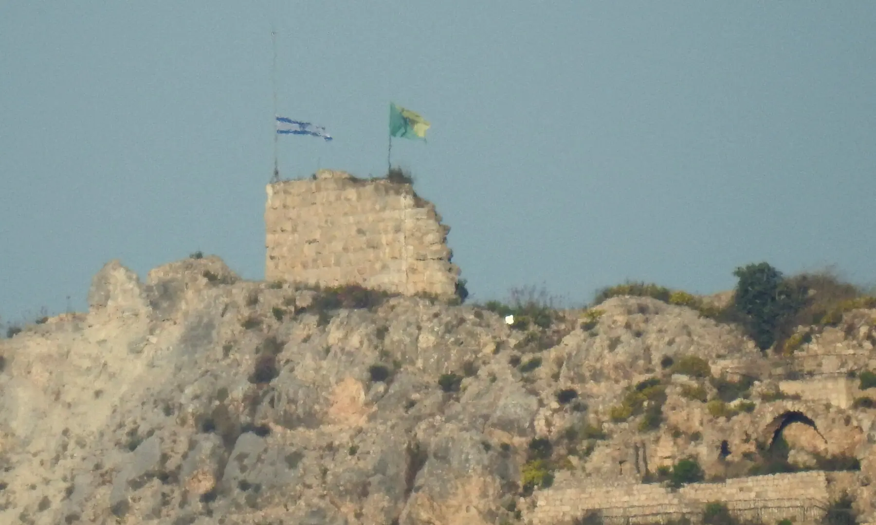 An Israeli flag and a flag of the Golani Brigade are raised on Beaufort Castle, as seen from Marjayoun, southern Lebanon on May 31, 2026. — Reuters An Israeli flag and a flag of the Golani Brigade are raised on Beaufort Castle, as seen from Marjayoun, southern Lebanon on May 31, 2026. — Reuters