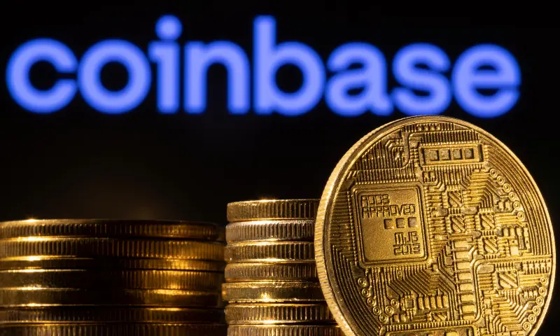A representation of the cryptocurrency is seen in front of the Coinbase logo in this illustration taken on March 4, 2022. — Reuters/File A representation of the cryptocurrency is seen in front of the Coinbase logo in this illustration taken on March 4, 2022. — Reuters/File