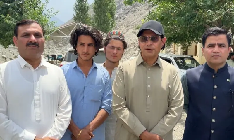 PTI Secretary General Salman Akram Raja (2nd R) delivers a video statement from Gilgit-Baltistan on June 2, 2026. — Screengrab via X/@salmanAraja PTI Secretary General Salman Akram Raja (2nd R) delivers a video statement from Gilgit-Baltistan on June 2, 2026. — Screengrab via X/@salmanAraja