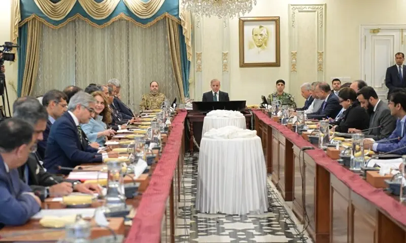 A delegation of leading industrialists and prominent businessmen met Prime Minister Shehbaz Sharif in Islamabad on June 3. &mdash; PMO