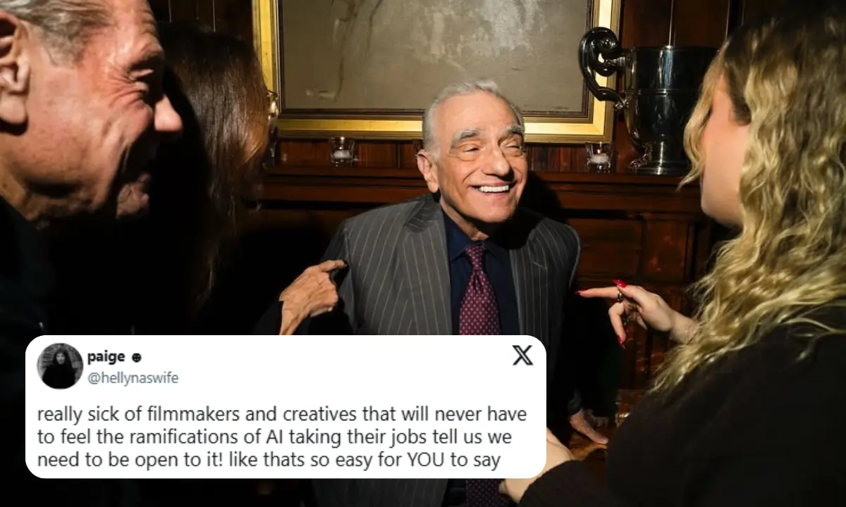 Director Martin Scorsese just joined an AI firm as an adviser and the internet can't believe it