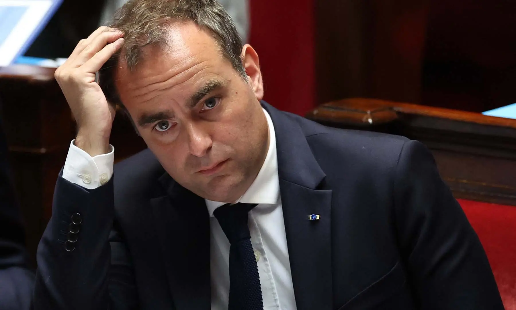 France’s Prime Minister Sebastien Lecornu reacts during a session of questions to the government at The National Assembly, France’s lower house of parliament, in Paris on June 3, 2026. — AFP