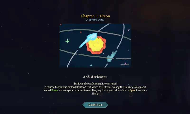 A beginning. &mdash; screengrab by author
