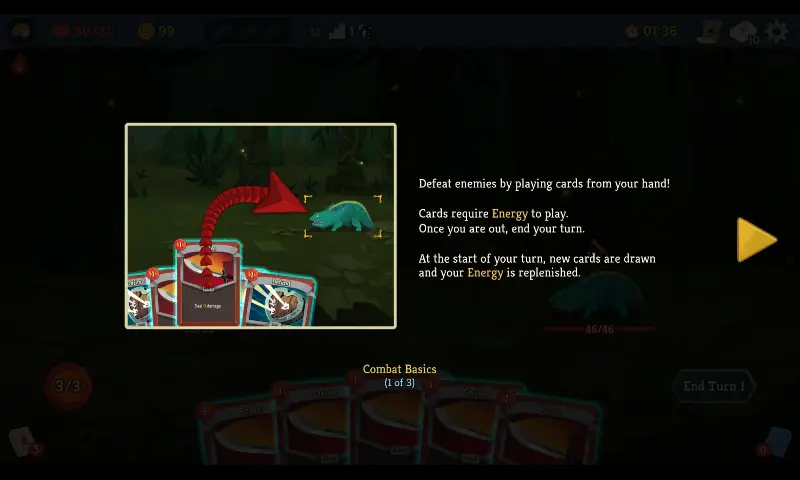 A helpful guide for new players. &mdash; screengrab by author