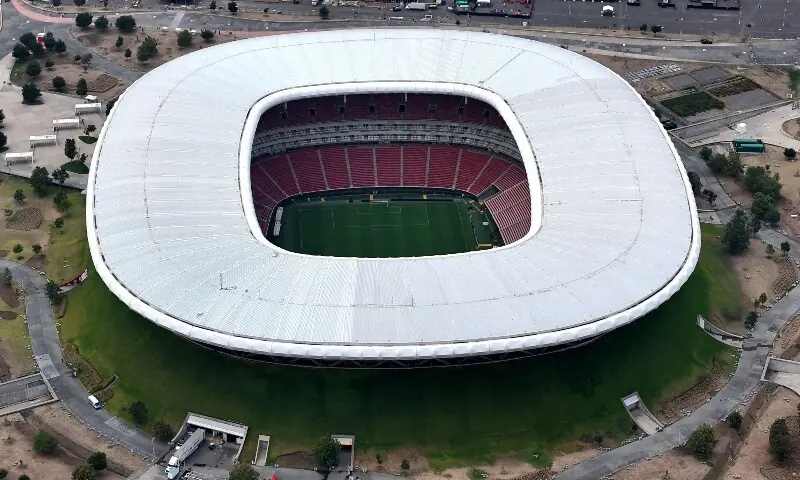 This aerial view shows progress on the &lsquo;Estadio Guadalajara&rsquo; and the upcoming FIFA facilities, which will host four matches of the 2026 FIFA World Cup, in Zapopan, Jalisco, Mexico on June 3, 2026. &mdash; AFP