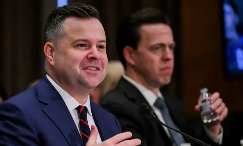 Bill Pulte, nominated to be the director of the Federal Housing Finance Agency, testifies during a Senate Banking, Housing and Urban Affairs Committee confirmation hearing on Capitol Hill in Washington, DC, US, on February 27, 2025. &mdash; Reuters/File