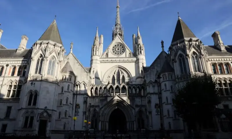 A general view of the Royal Courts of Justice in London, Britain, on September 25, 2025. &mdash; Reuters/File