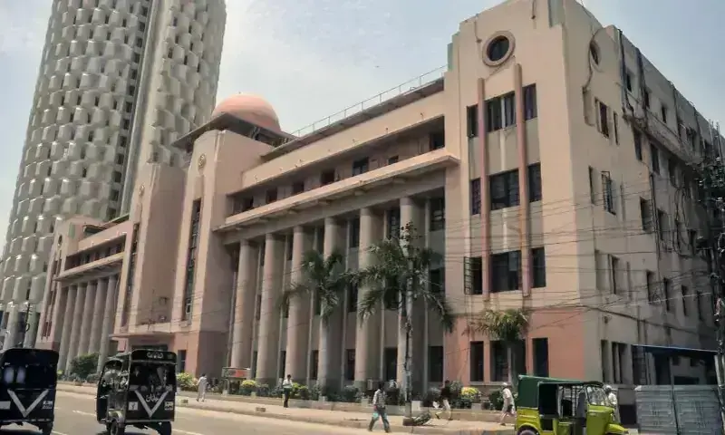 The Karachi Cotton Exchange building. — via Heritage of Sindh The Karachi Cotton Exchange building. — via Heritage of Sindh