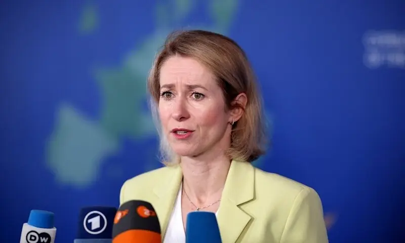 Kaja Kallas in Nicosia, Cyprus, June 8, &mdash; Reuters