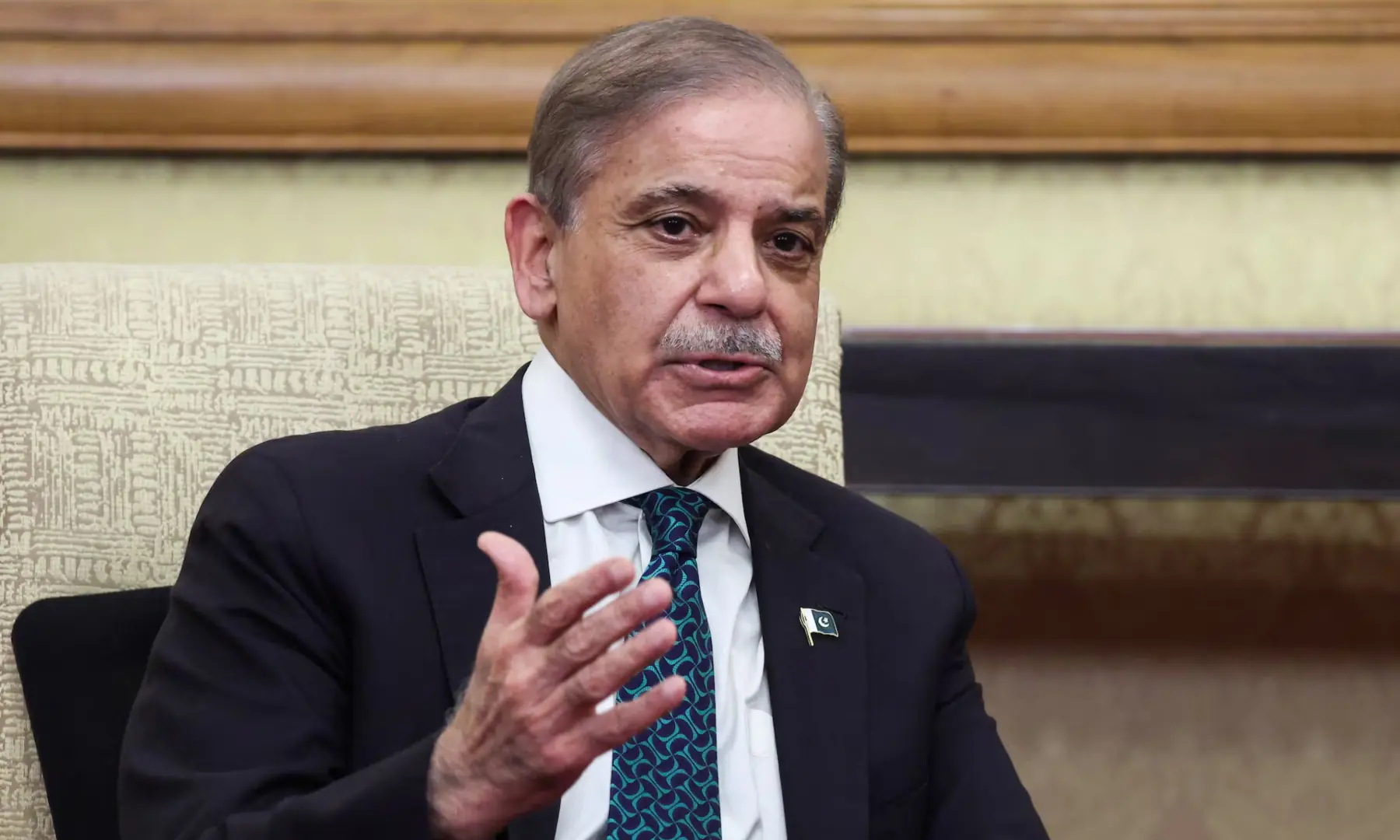Prime Minister Shehbaz Sharif meets with Russian President Vladimir Putin (not pictured) at Diaoyutai State Guesthouse in Beijing, China on Sept 2, 2025. Reuters/File Prime Minister Shehbaz Sharif meets with Russian President Vladimir Putin (not pictured) at Diaoyutai State Guesthouse in Beijing, China on Sept 2, 2025. Reuters/File