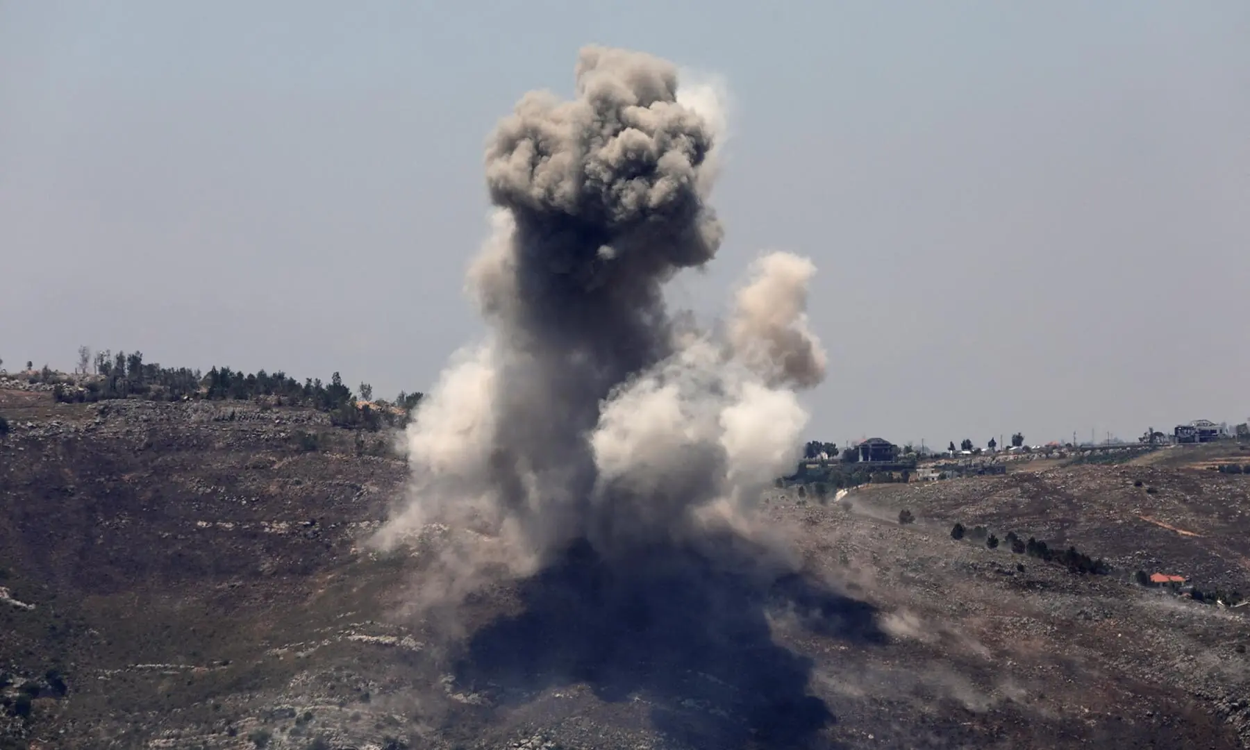 Smoke rises following an Israeli strike as seen from Marjayoun, southern Lebanon on June 9, 2026. &mdash; Reuters