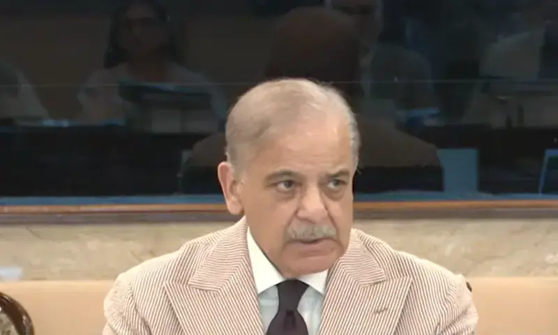 Prime Minister Shehbaz Sharif addresses a federal cabinet meeting on June 12, 2026. — screengrab via PTV News Prime Minister Shehbaz Sharif addresses a federal cabinet meeting on June 12, 2026. — screengrab via PTV News
