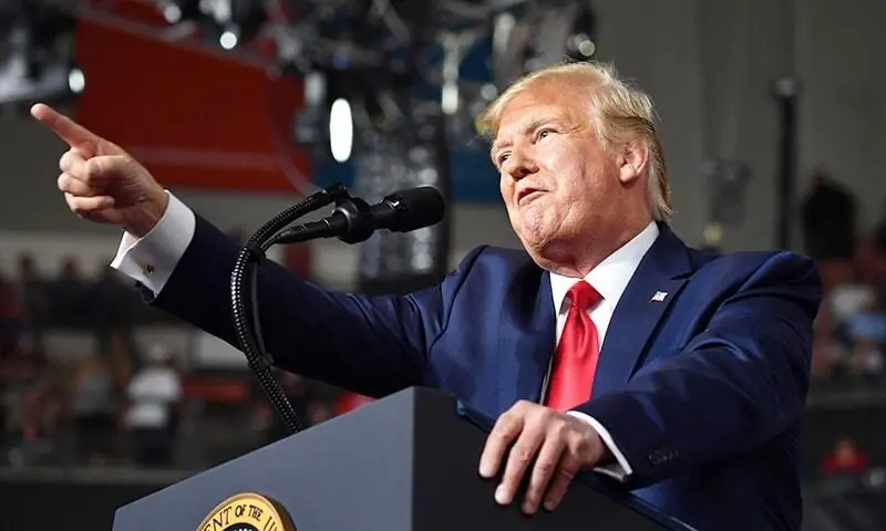 A file photo of US President Donald Trump. — AFP/File A file photo of US President Donald Trump. — AFP/File