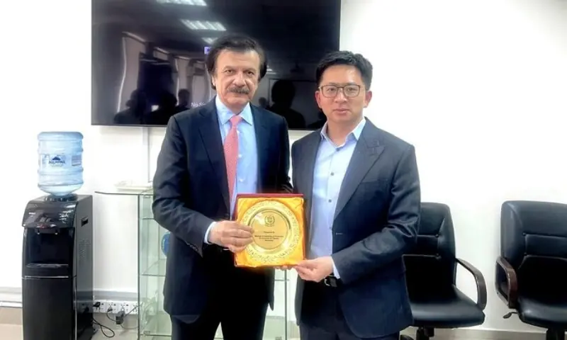 Special Assistant to the Prime Minister on Industries and Production Haroon Akhtar Khan holds a meeting with a high-level delegation from Alibaba.com. — @Pak_MoIP/X Special Assistant to the Prime Minister on Industries and Production Haroon Akhtar Khan holds a meeting with a high-level delegation from Alibaba.com. — @Pak_MoIP/X