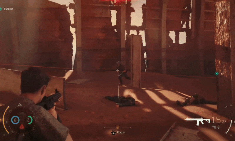 This guy lost his gun, so I gave him a new one. &mdash; GIF by author