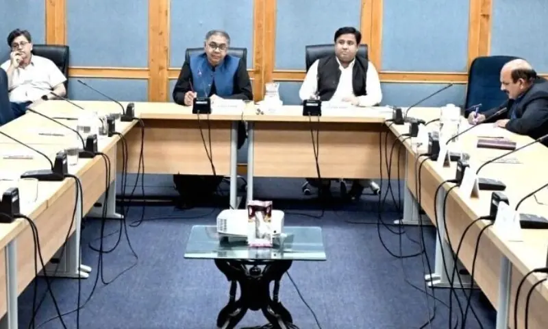 Senator Saifullah Abro, convener Sub-Committee of the Senate Standing Committee on Interior and Narcotics Control, presides over a meeting of the panel at Parliament Lodges, Islamabad on June 18, 2026. — Senate of Pakistan Senator Saifullah Abro, convener Sub-Committee of the Senate Standing Committee on Interior and Narcotics Control, presides over a meeting of the panel at Parliament Lodges, Islamabad on June 18, 2026. — Senate of Pakistan