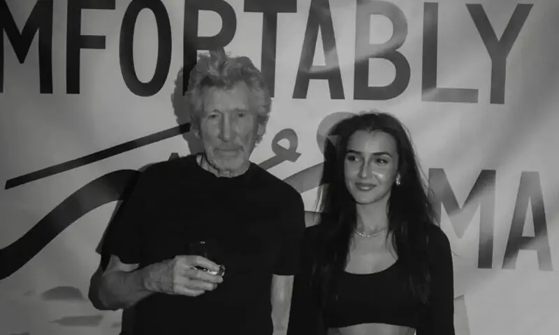 Roger Waters teams up with Palestinian-American singer Mona Miari to ‘demand equal rights for everyone’.—Courtesy Dawn Images Roger Waters teams up with Palestinian-American singer Mona Miari to ‘demand equal rights for everyone’.—Courtesy Dawn Images