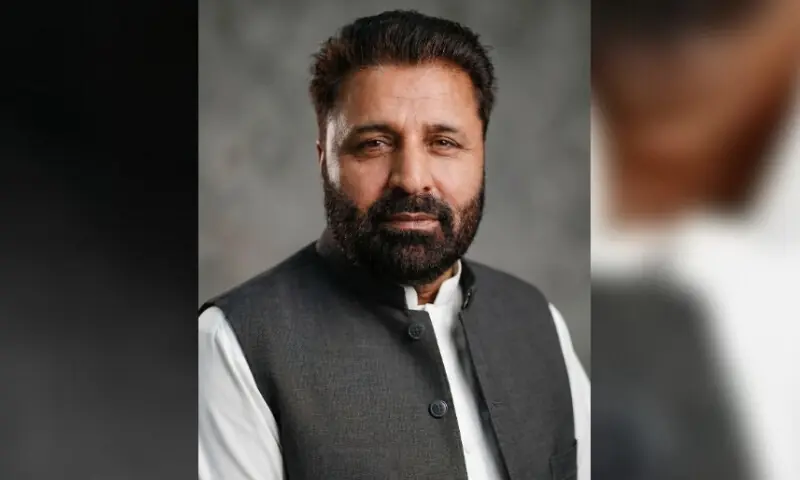 Amjad Hussain Advocate, PPP's nominee for the post of chief minister of Gilgit-Baltistan. — Photo provided by the author. Amjad Hussain Advocate, PPP's nominee for the post of chief minister of Gilgit-Baltistan. — Photo provided by the author.