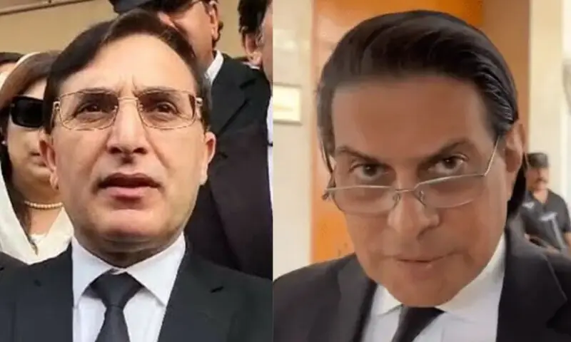 Combo picture of Barrister Gohar Ali Khan (L) and Secretary General Salman Akram (R). —Dawn/File Combo picture of Barrister Gohar Ali Khan (L) and Secretary General Salman Akram (R). —Dawn/File