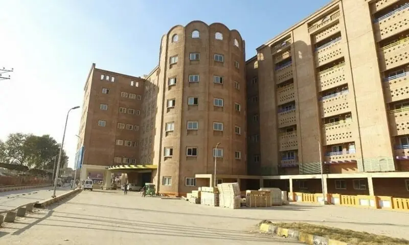 A file view of the Khyber Teaching Hospital. — Photo courtesy PTI Twitter A file view of the Khyber Teaching Hospital. — Photo courtesy PTI Twitter