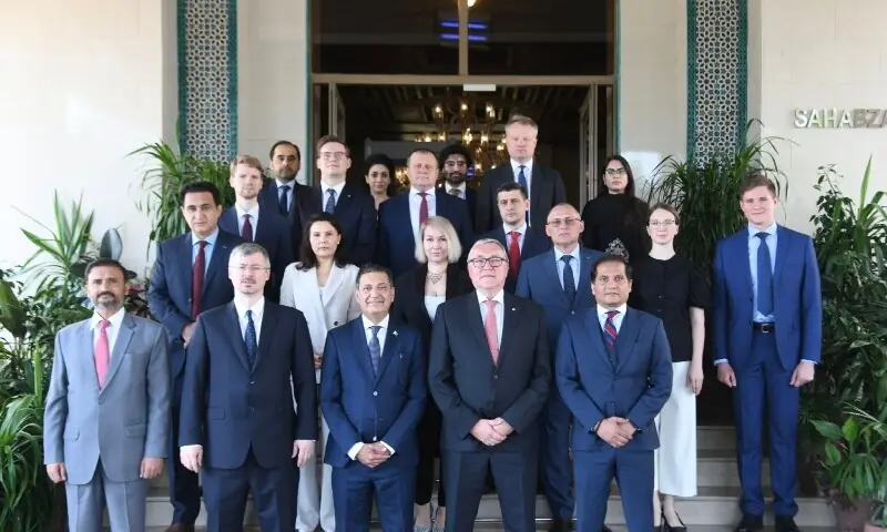 The 12th meeting of the Pakistan-Russia Joint Working Group to Counter International Terrorism was held in Islamabad on June 23, 2026. &mdash; Photo courtesy FO/X