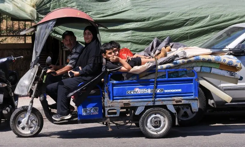  Displaced people make their way back to their homes in southern Lebanon following an interim deal between the US and Iran, in Sidon, Lebanon, June 24, 2026. &mdash;Reuters 