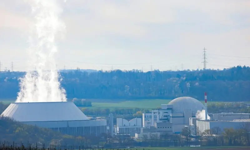 A general view shows the Neckarwestheim nuclear power plant as Germany shuts down its last nuclear power plants.&mdash; Reuters/File