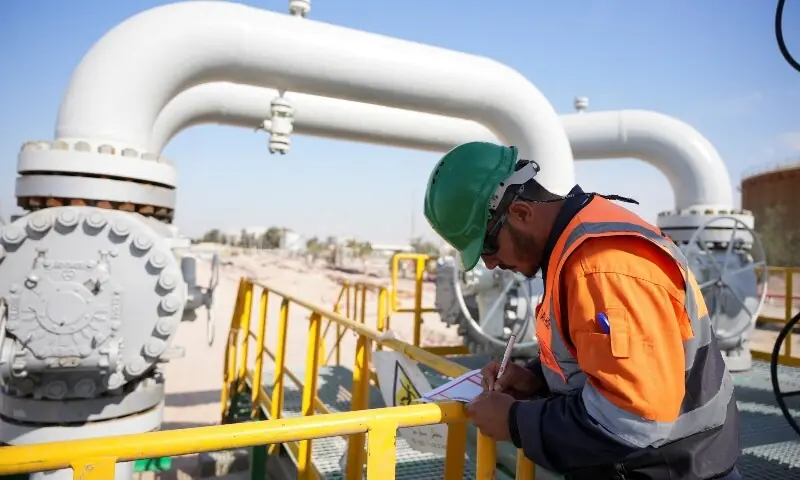 A worker checks equipment at the Rumaila oil field, as the country cuts nearly 1.5 million barrels per day of output amid halted exports following the closure of the Strait of Hormuz, in Basra, Iraq, March 4, 2026. — Reuters/File A worker checks equipment at the Rumaila oil field, as the country cuts nearly 1.5 million barrels per day of output amid halted exports following the closure of the Strait of Hormuz, in Basra, Iraq, March 4, 2026. — Reuters/File