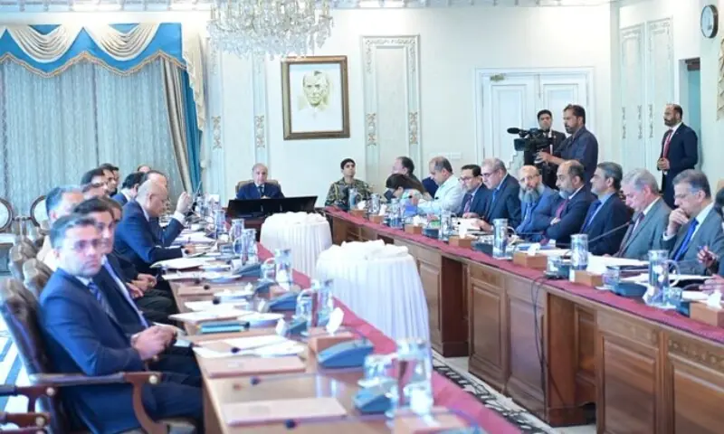 Prime Minister Muhammad Shehbaz Sharif chairs a meeting regarding transformation of the Ministry of National Food Security and Research, in Islamabad on 29 June 2026. &mdash;PID