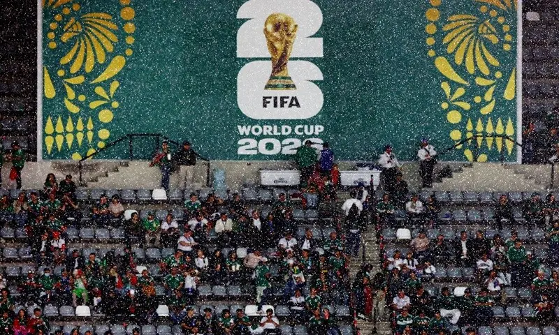 A General view of heavy rain inside Estadio Azteca in Mexico City before the 2026 FIFA World Cup round-of-32 match between Mexico and Ecuador on July 1, 2026. —Reuters A General view of heavy rain inside Estadio Azteca in Mexico City before the 2026 FIFA World Cup round-of-32 match between Mexico and Ecuador on July 1, 2026. —Reuters