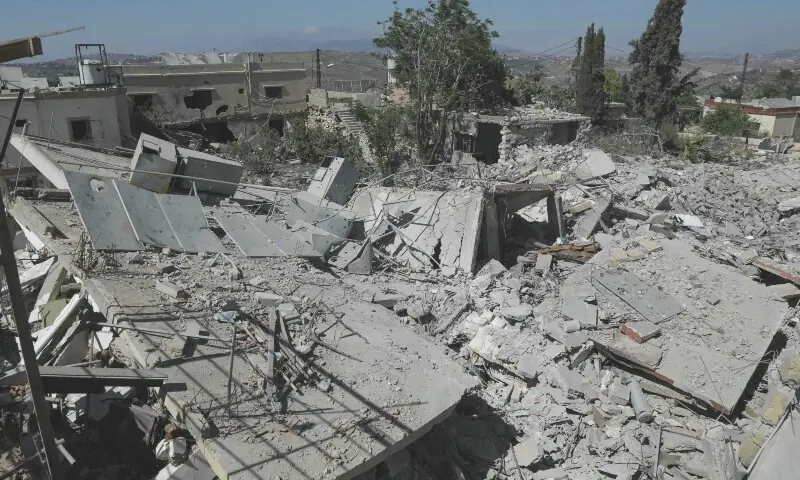 This picture shows the destruction in the southern Lebanese village of Froun on June 30, 2026. — AFP This picture shows the destruction in the southern Lebanese village of Froun on June 30, 2026. — AFP