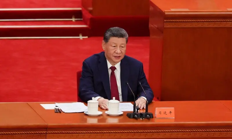 Chinese President Xi Jinping speaks during a ceremony marking the 105th anniversary of the founding of the Communist Party of China at the Great Hall of the People in Beijing, China, July 1, 2026. — Reuters Chinese President Xi Jinping speaks during a ceremony marking the 105th anniversary of the founding of the Communist Party of China at the Great Hall of the People in Beijing, China, July 1, 2026. — Reuters