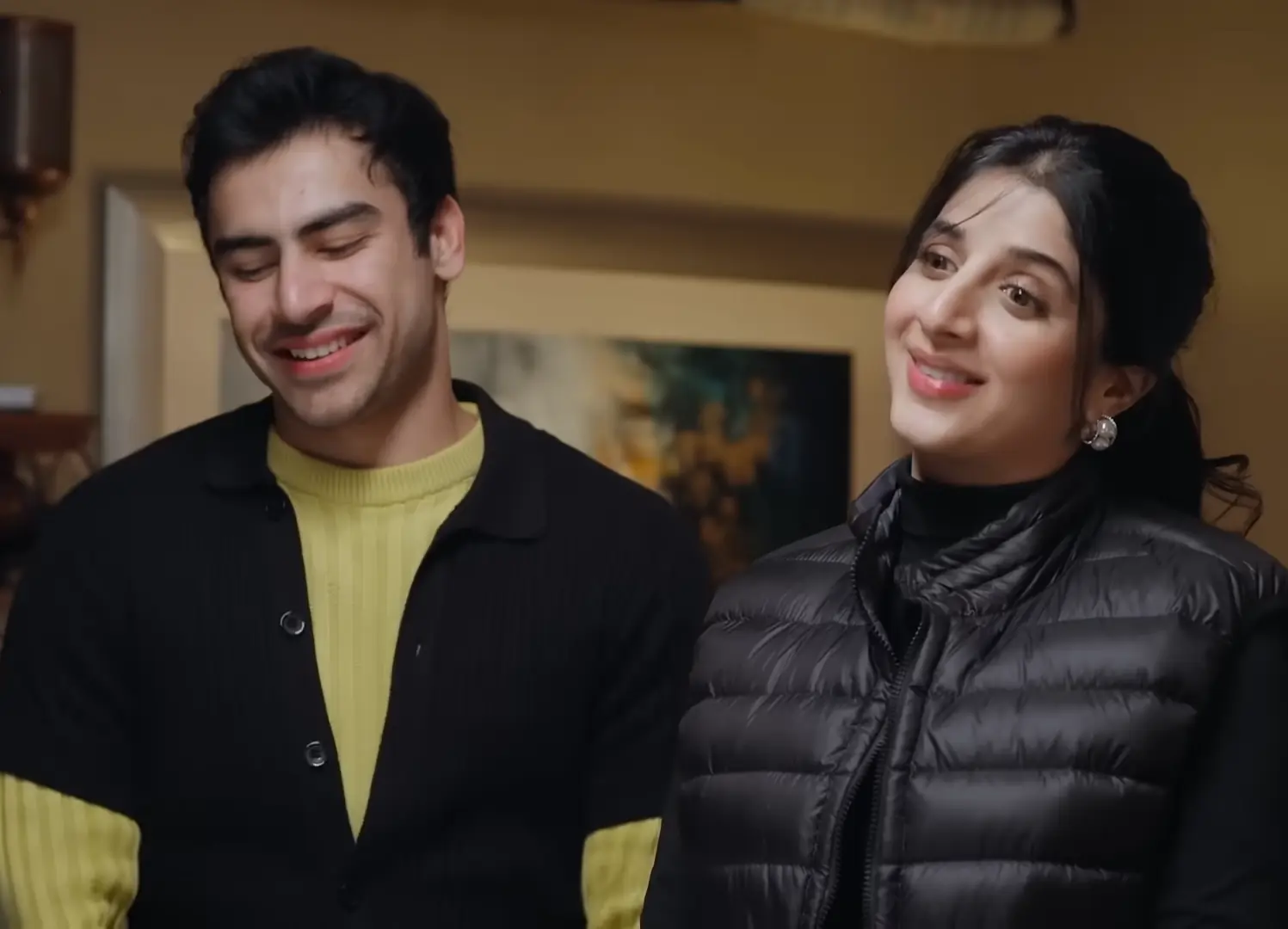 Khushhal Khan and Mawra Hocane in Winter Love